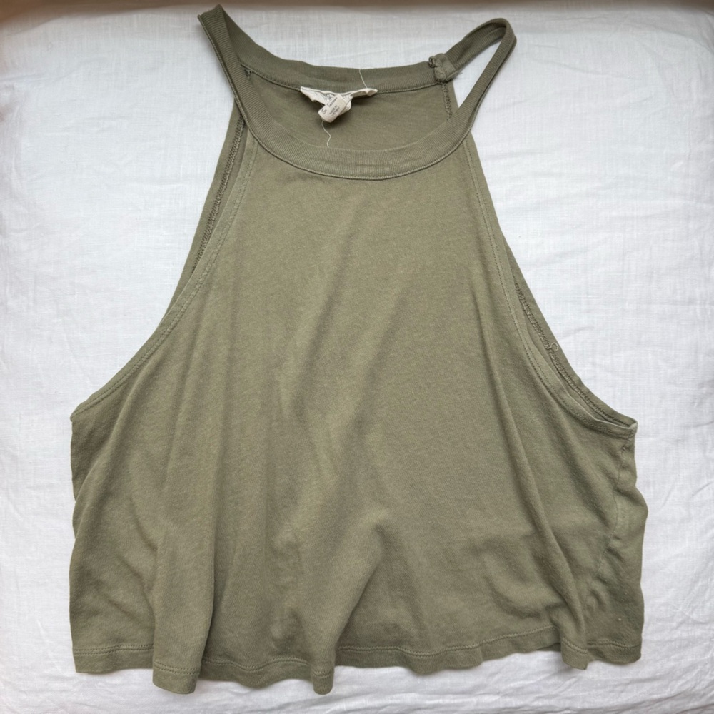 Olive Green Tank Top